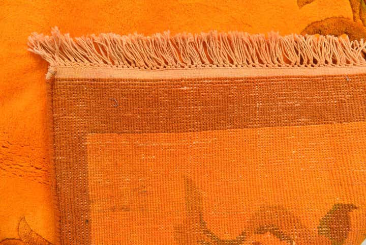 7' 9 x 9' 9 Hand Knotted Carved Pekin Wool Rug