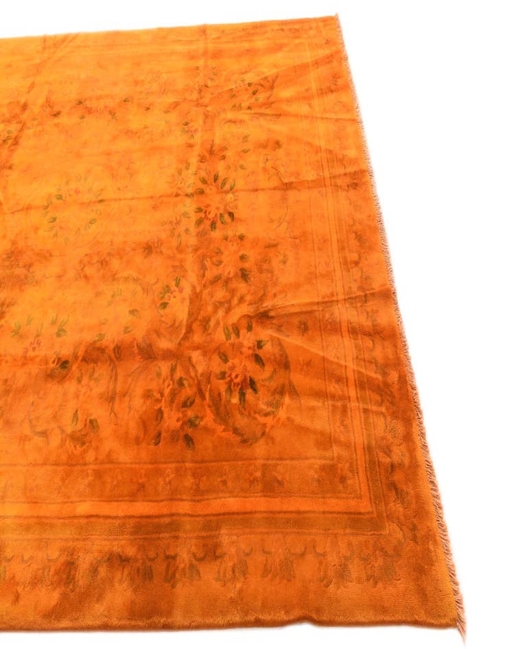 Detail image of 8' x 10' 1  Hand Knotted Carved Pekin Wool Rug