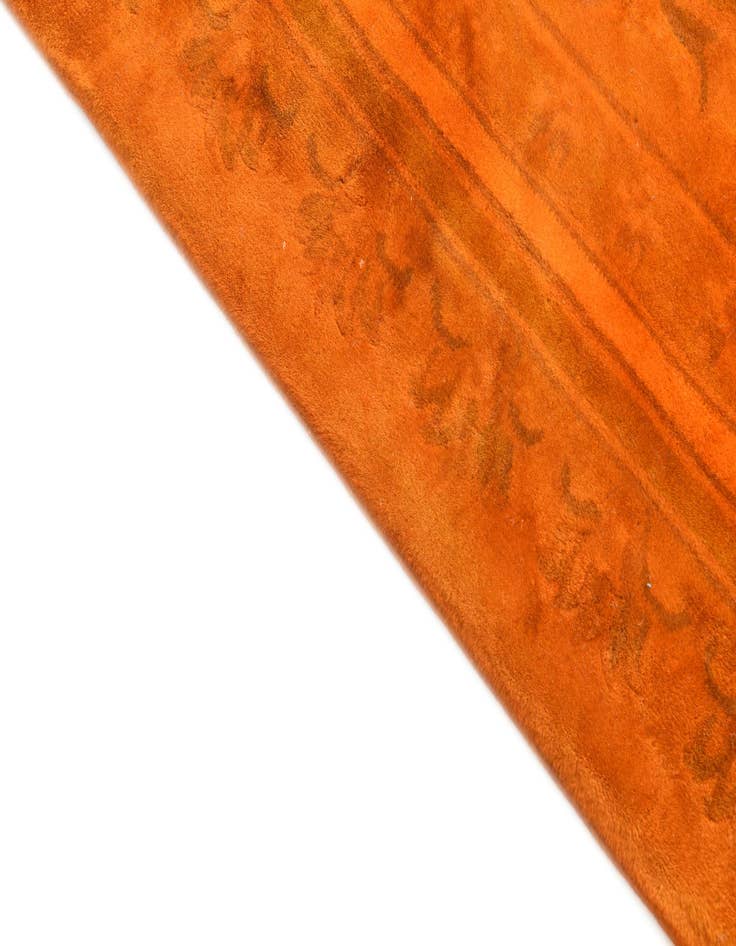 Detail image of 8' x 10' 1  Hand Knotted Carved Pekin Wool Rug