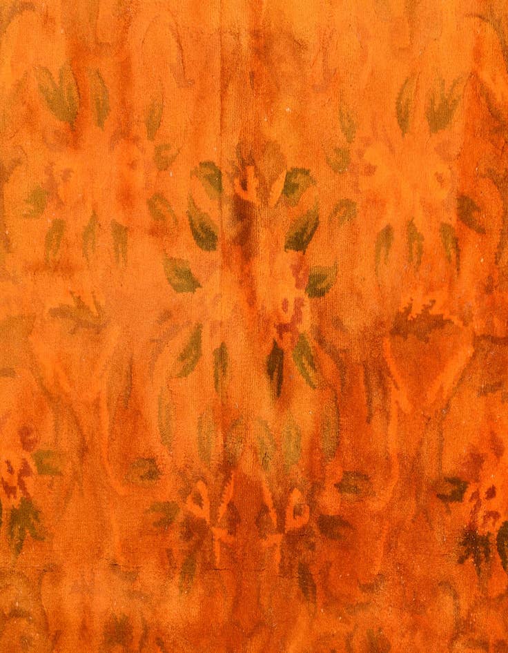 Detail image of 8' x 10' 1  Hand Knotted Carved Pekin Wool Rug