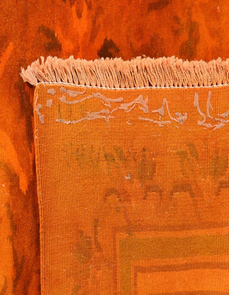 Detail image of 8' x 10' 1  Hand Knotted Carved Pekin Wool Rug