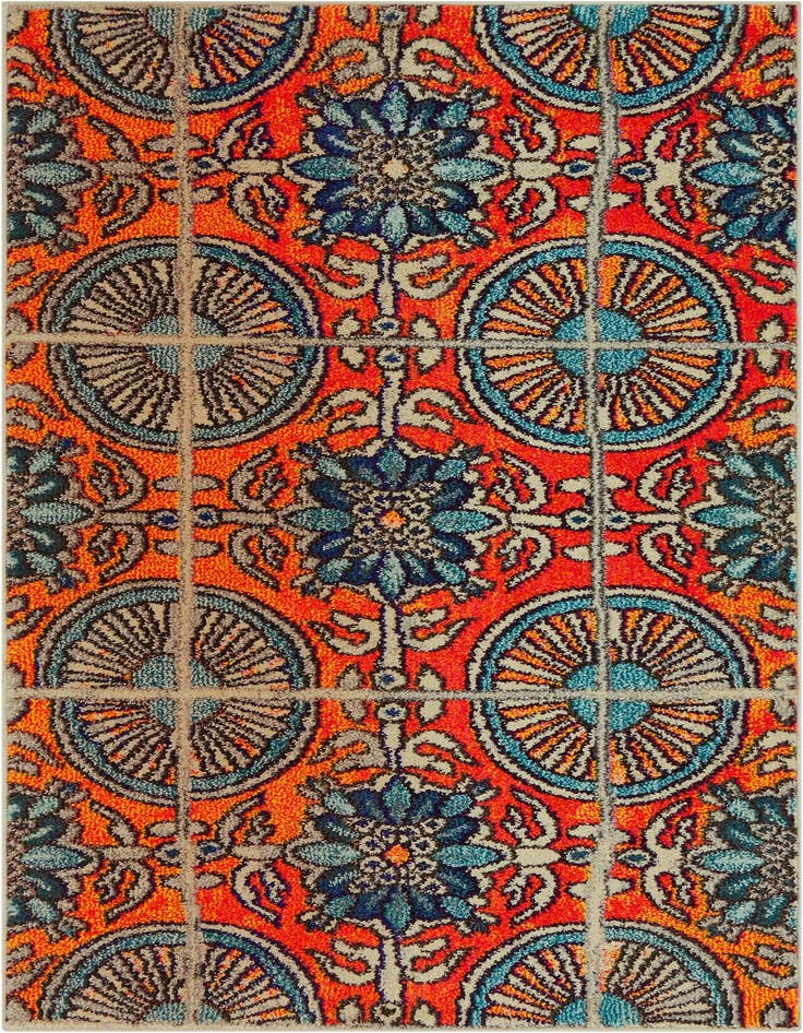 Detail image of 3' 3 x 5' 3 Washable Casablanca Rug
