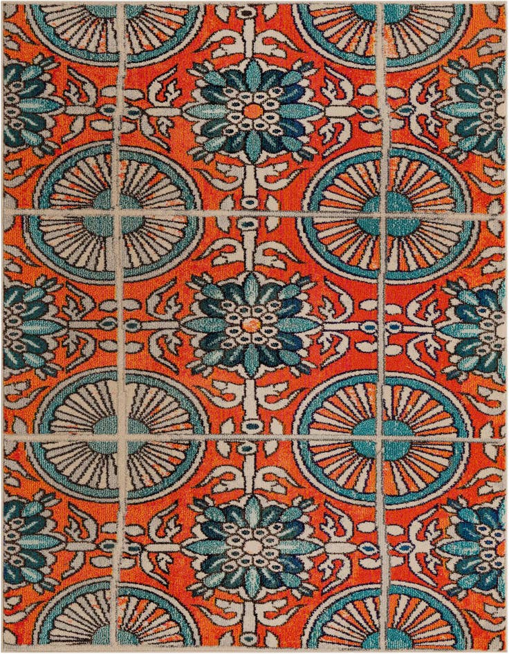 Detail image of 5' x 8' Washable Casablanca Rug