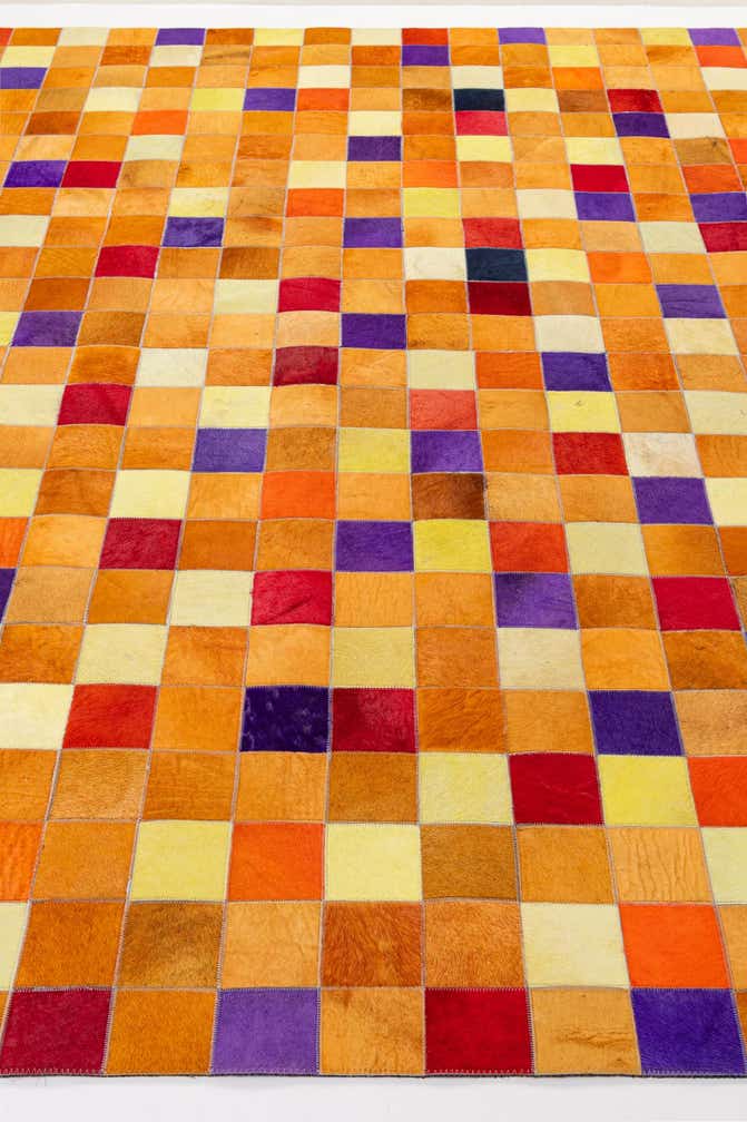 8' x 9' 11 Cowhide - Patchwork Rug
