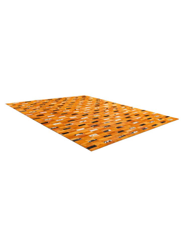 8' x 9' 11 Cowhide - Patchwork Rug