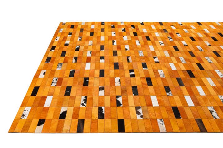 8' x 9' 11 Cowhide - Patchwork Rug