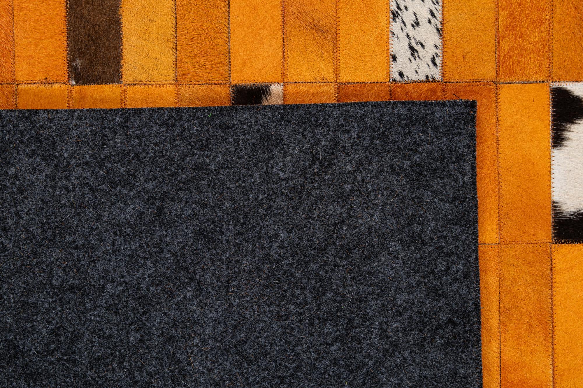 8' x 9' 11 Cowhide - Patchwork Rug