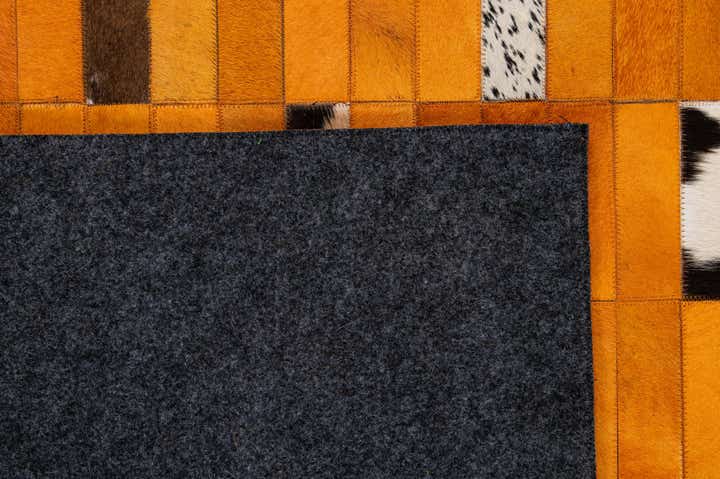 8' x 9' 11 Cowhide - Patchwork Rug