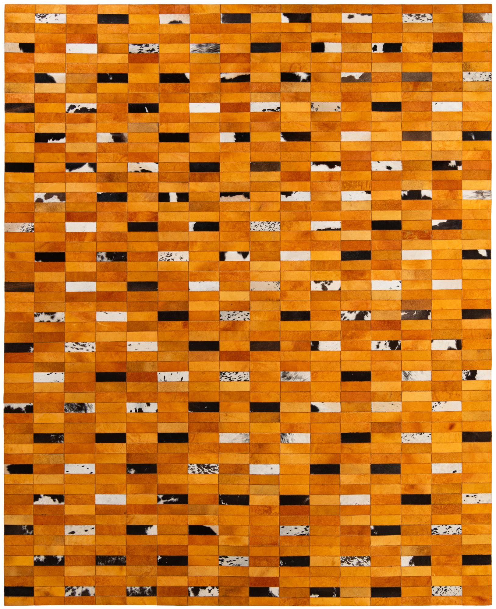 8' x 9' 11 Cowhide - Patchwork Rug