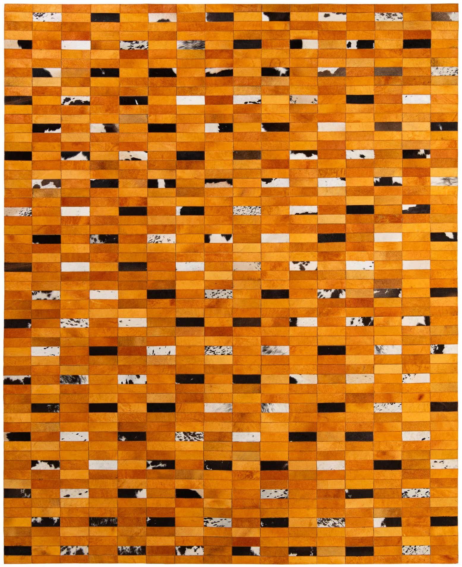 8' x 9' 11 Cowhide - Patchwork Rug