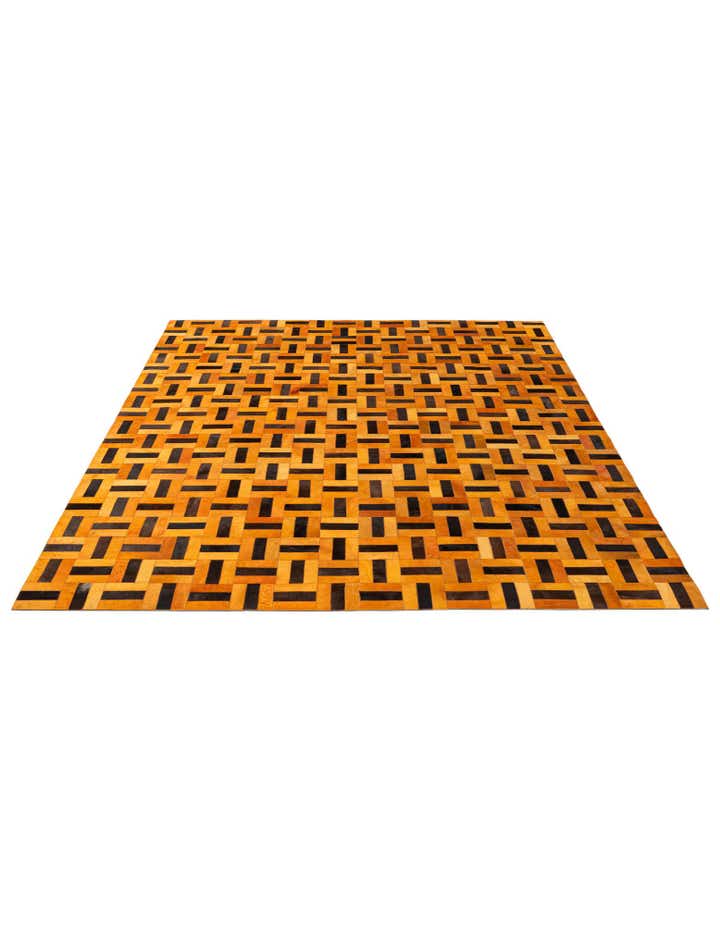 8' x 9' 11 Cowhide - Patchwork Rug