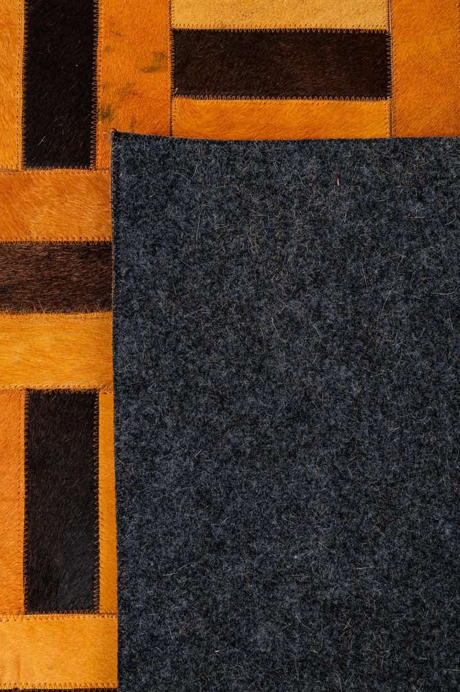 8' x 9' 11 Cowhide - Patchwork Rug