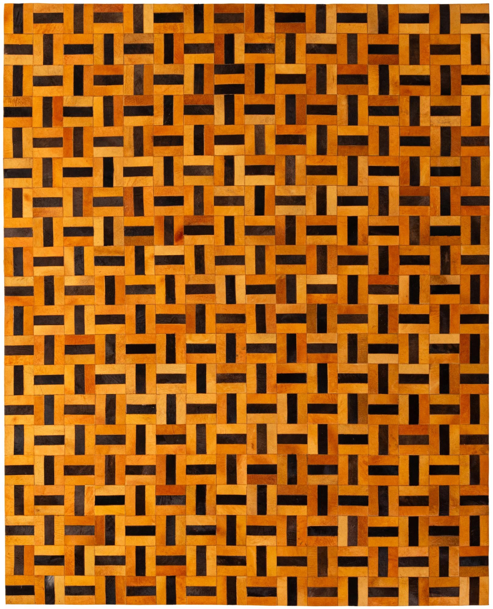 8' x 9' 11 Cowhide - Patchwork Rug