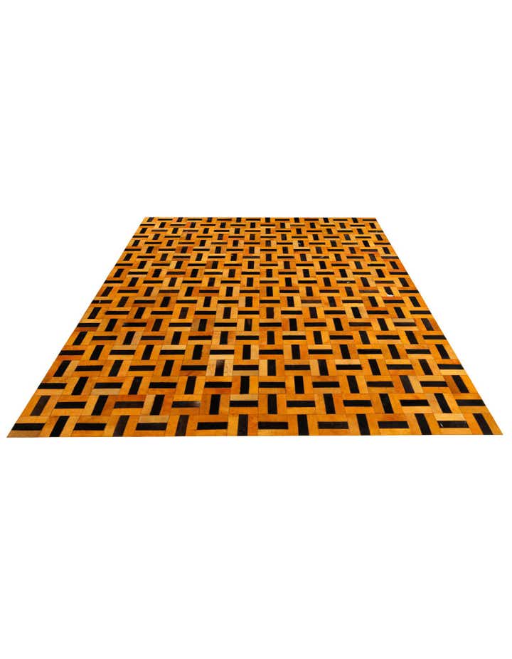 8' x 9' 11 Cowhide - Patchwork Rug