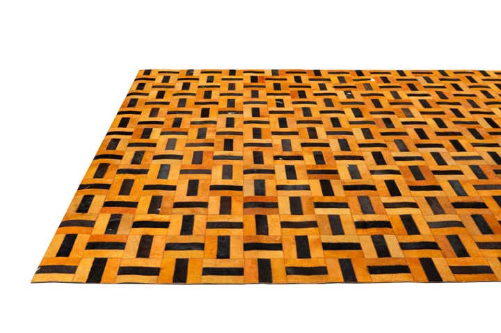 8' x 9' 11 Cowhide - Patchwork Rug