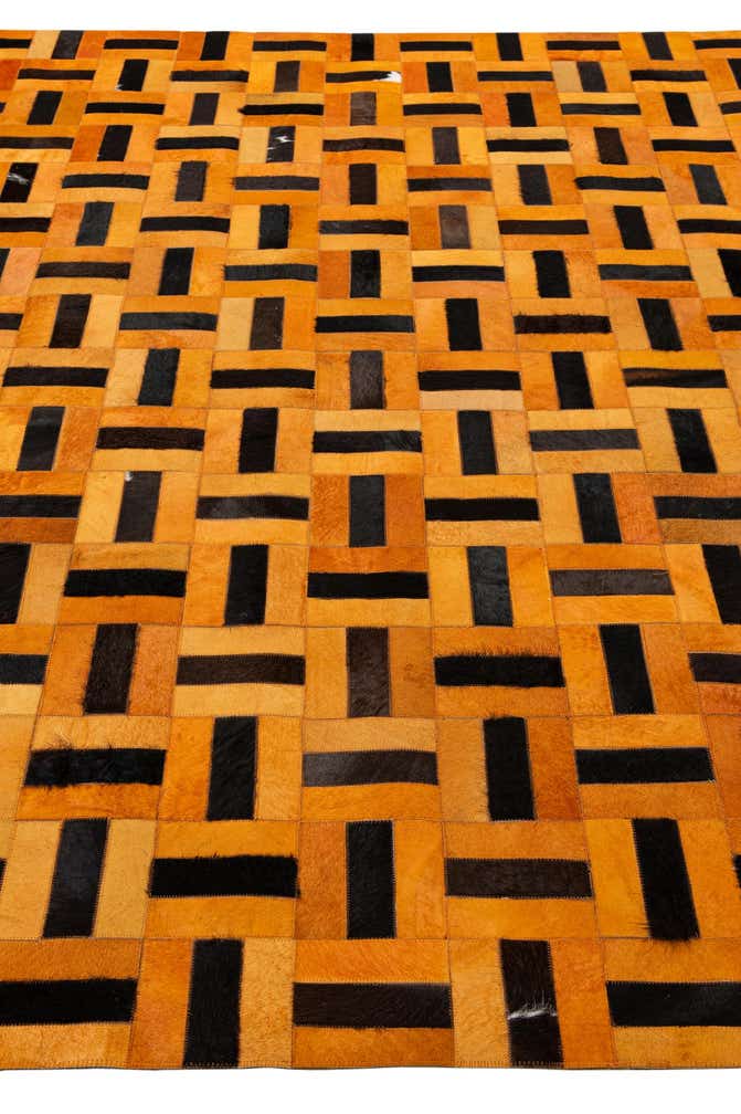 8' x 9' 11 Cowhide - Patchwork Rug