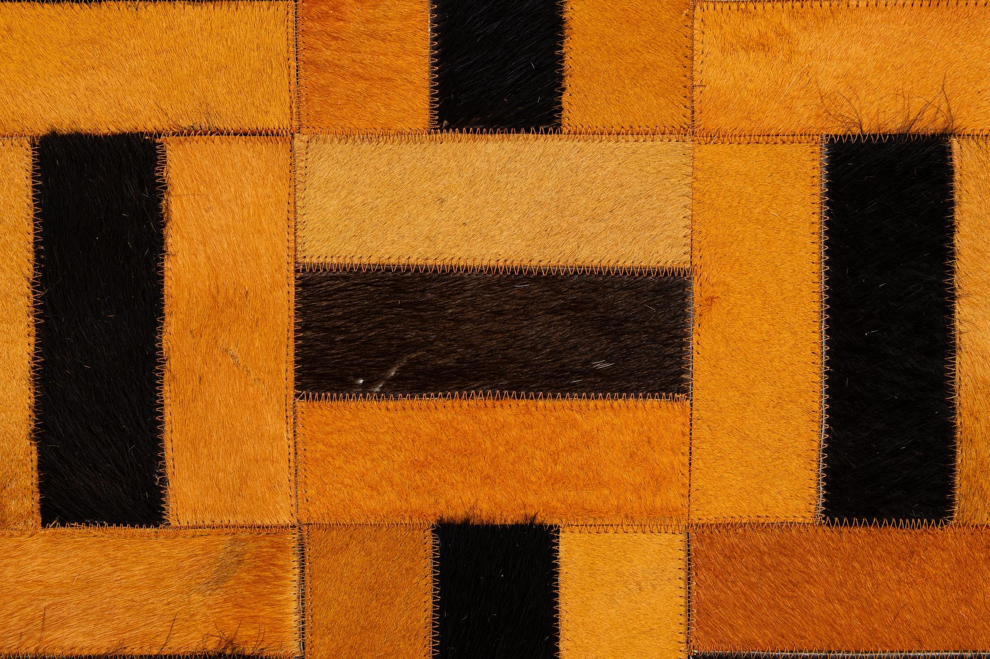 8' x 9' 11 Cowhide - Patchwork Rug