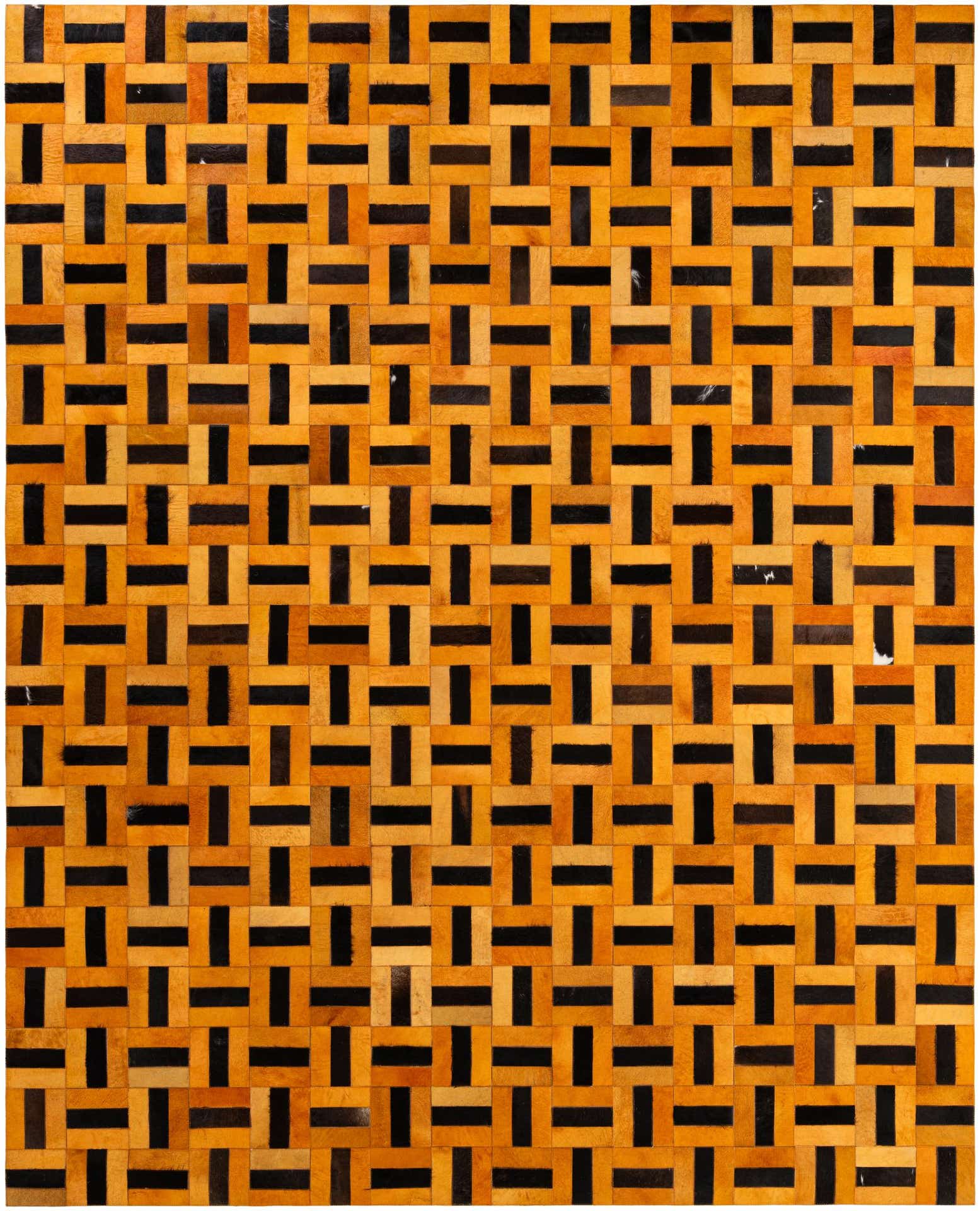 8' x 9' 11 Cowhide - Patchwork Rug