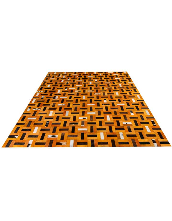 8' x 9' 11 Cowhide - Patchwork Rug