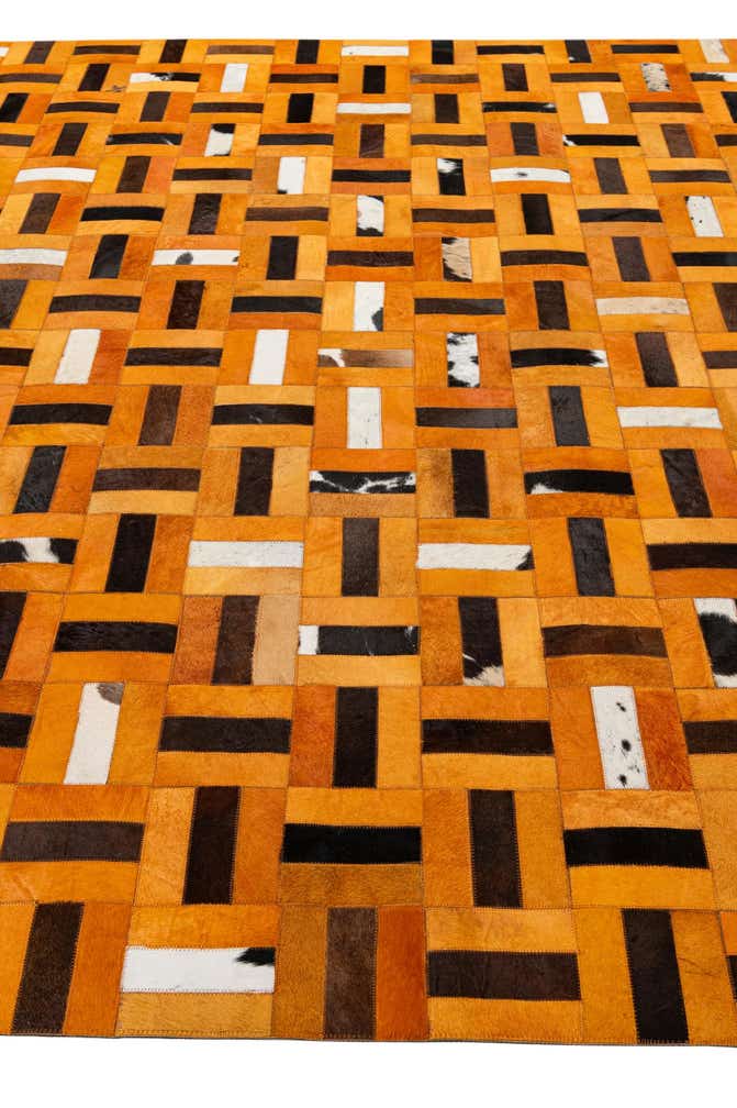 8' x 9' 11 Cowhide - Patchwork Rug