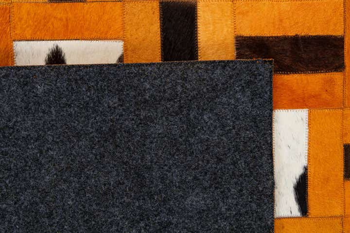 8' x 9' 11 Cowhide - Patchwork Rug