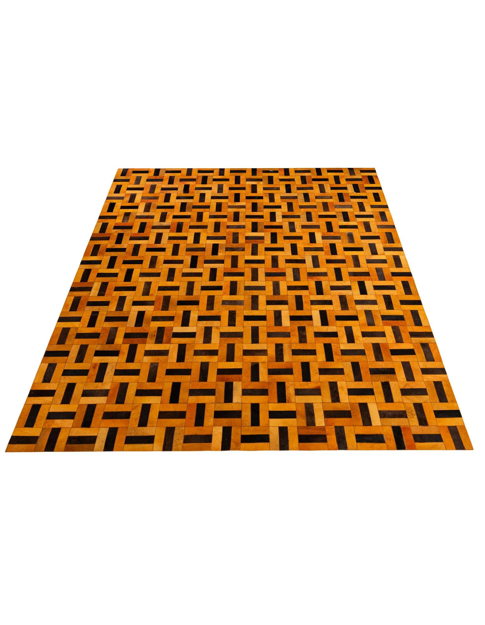 8' x 9' 9 Cowhide - Patchwork Rug