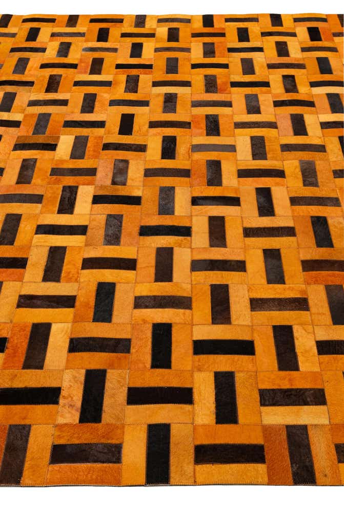8' x 9' 9 Cowhide - Patchwork Rug