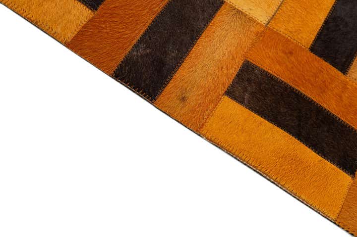 8' x 9' 9 Cowhide - Patchwork Rug