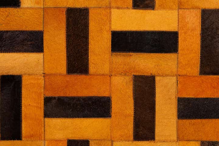 8' x 9' 9 Cowhide - Patchwork Rug