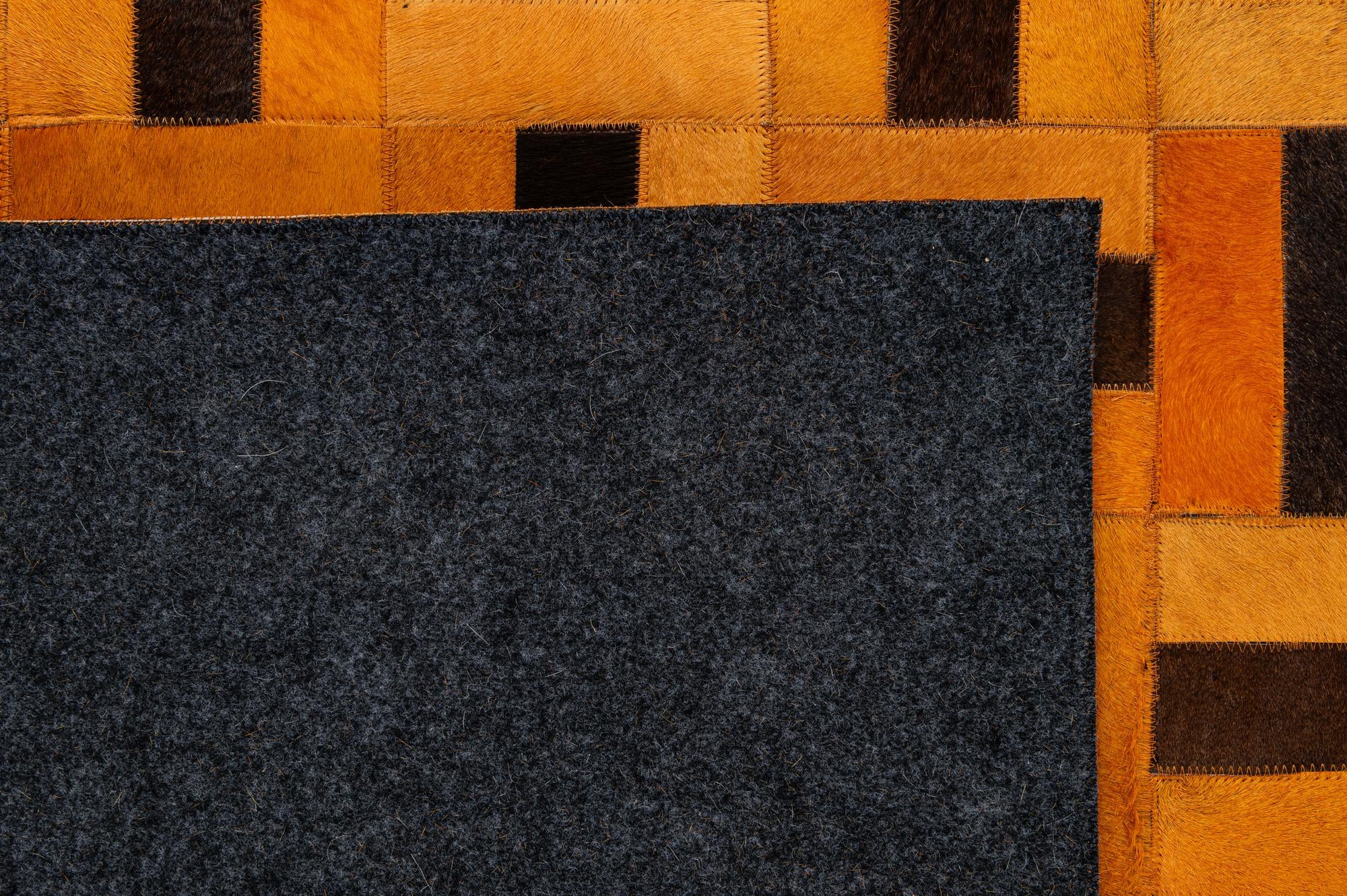 8' x 9' 9 Cowhide - Patchwork Rug