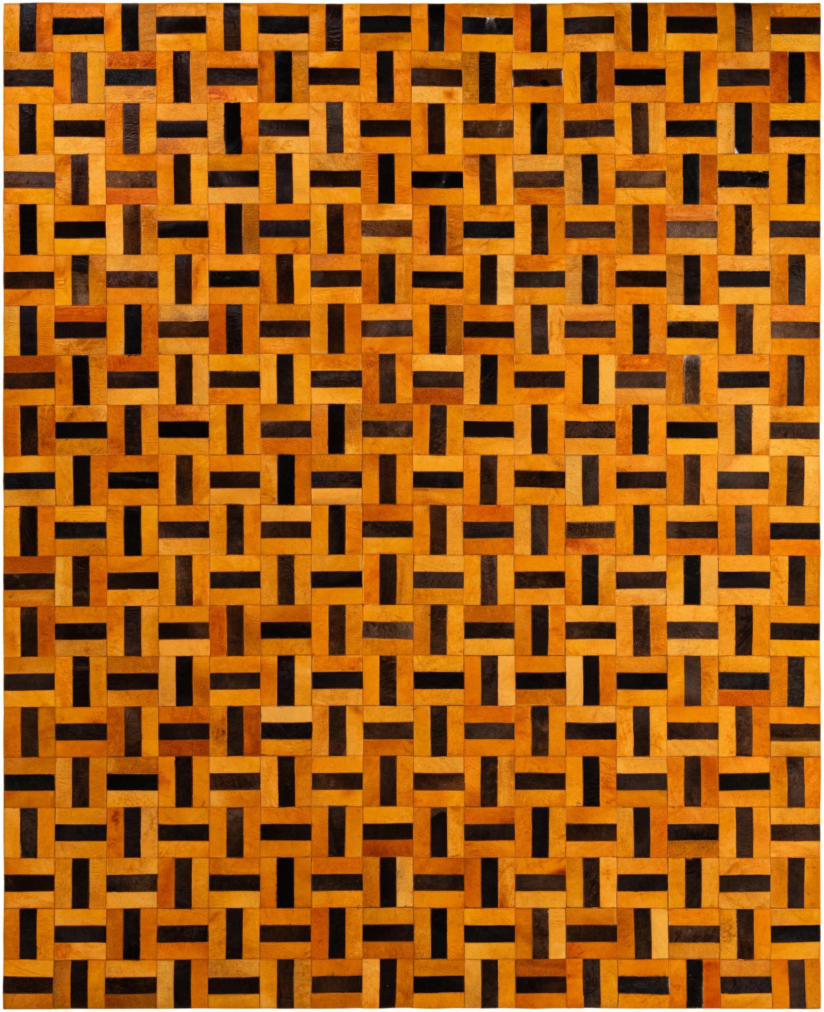 8' x 9' 9 Cowhide - Patchwork Rug