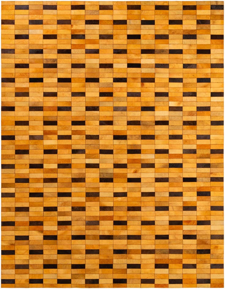 Detail image of 8' x 10' Cowhide - Patchwork Rug