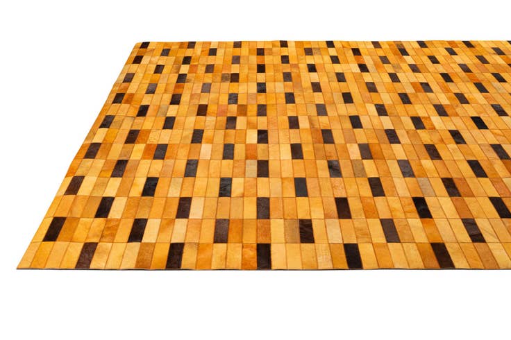Detail image of 8' 1 x 10' 1 Cowhide - Patchwork Rug