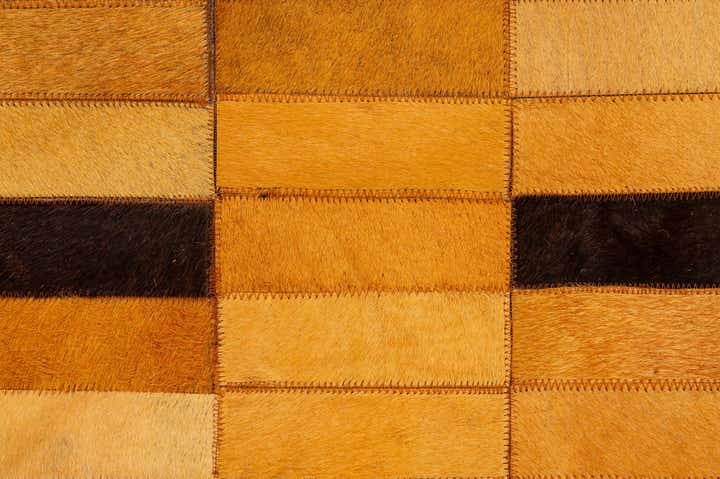 8' 1 x 10' 1 Cowhide - Patchwork Rug