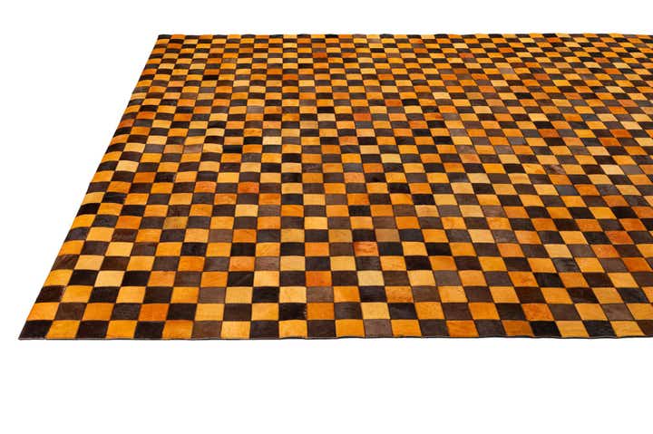 8' 2 x 10' Cowhide - Patchwork Rug