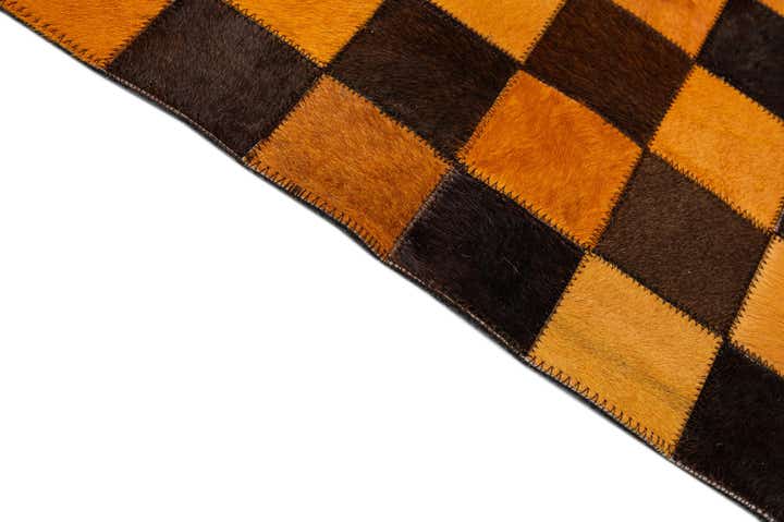 8' 2 x 10' Cowhide - Patchwork Rug