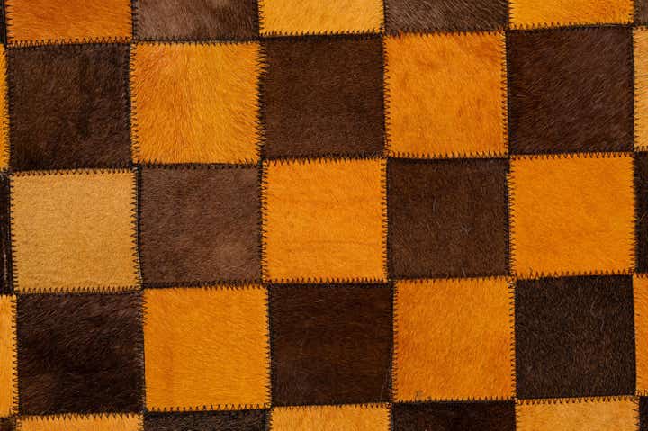 8' 2 x 10' Cowhide - Patchwork Rug