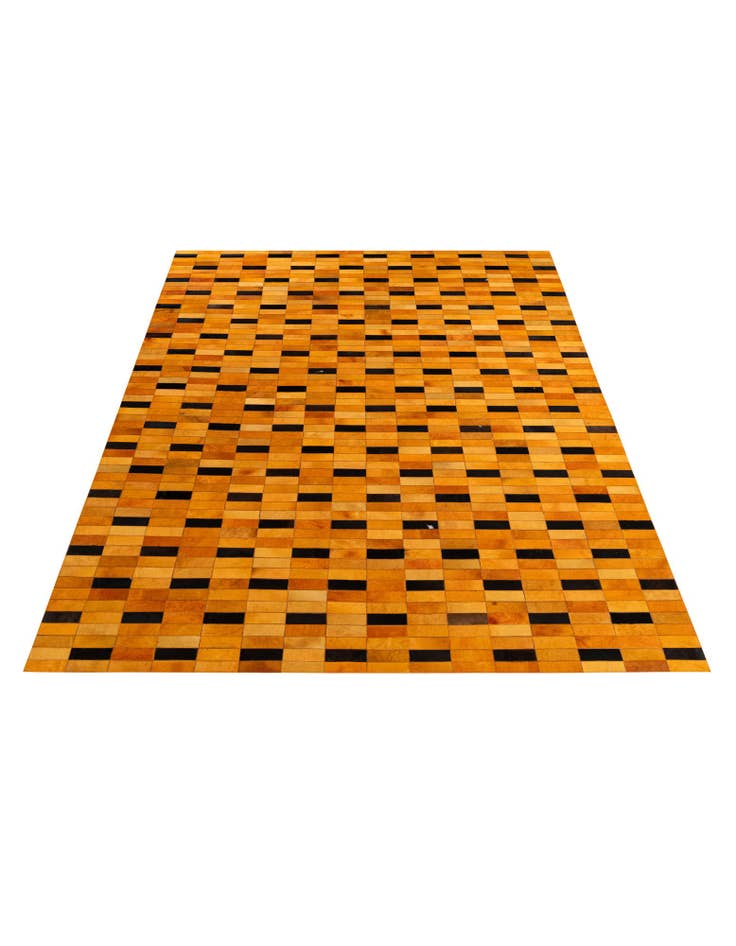 Detail image of 7' 11 x 9' 10 Cowhide - Patchwork Rug