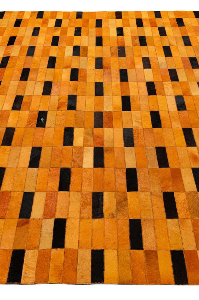7' 11 x 9' 10 Cowhide - Patchwork Rug