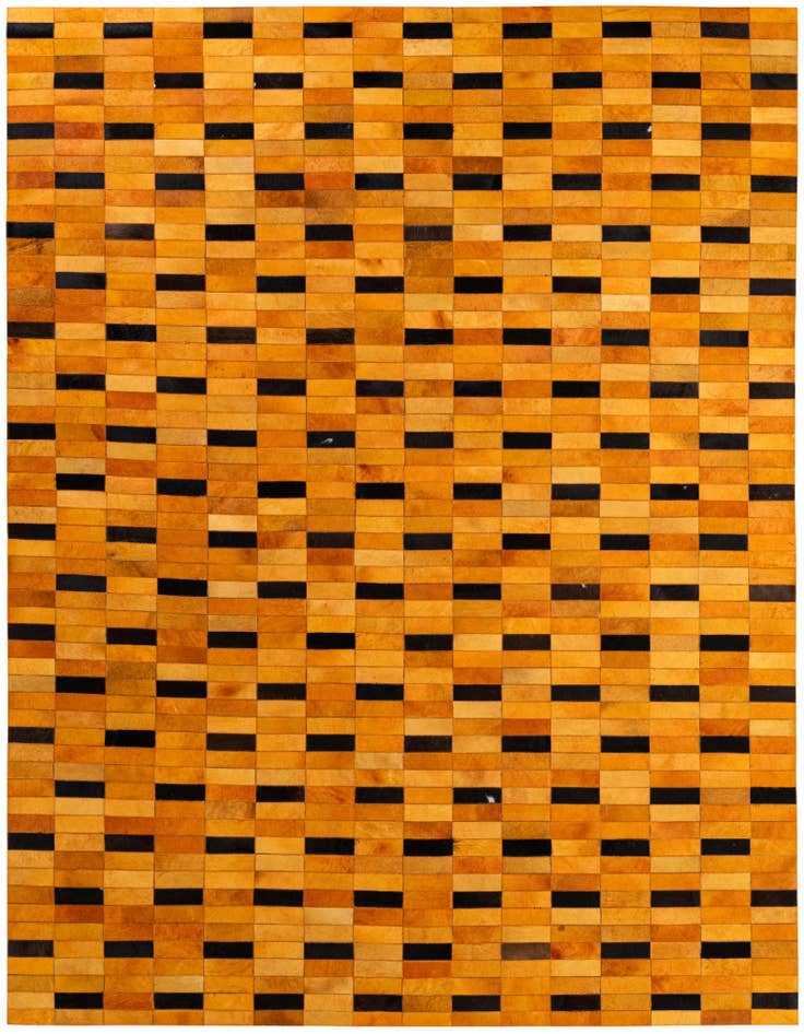 Detail image of 7' 11 x 9' 10 Cowhide - Patchwork Rug