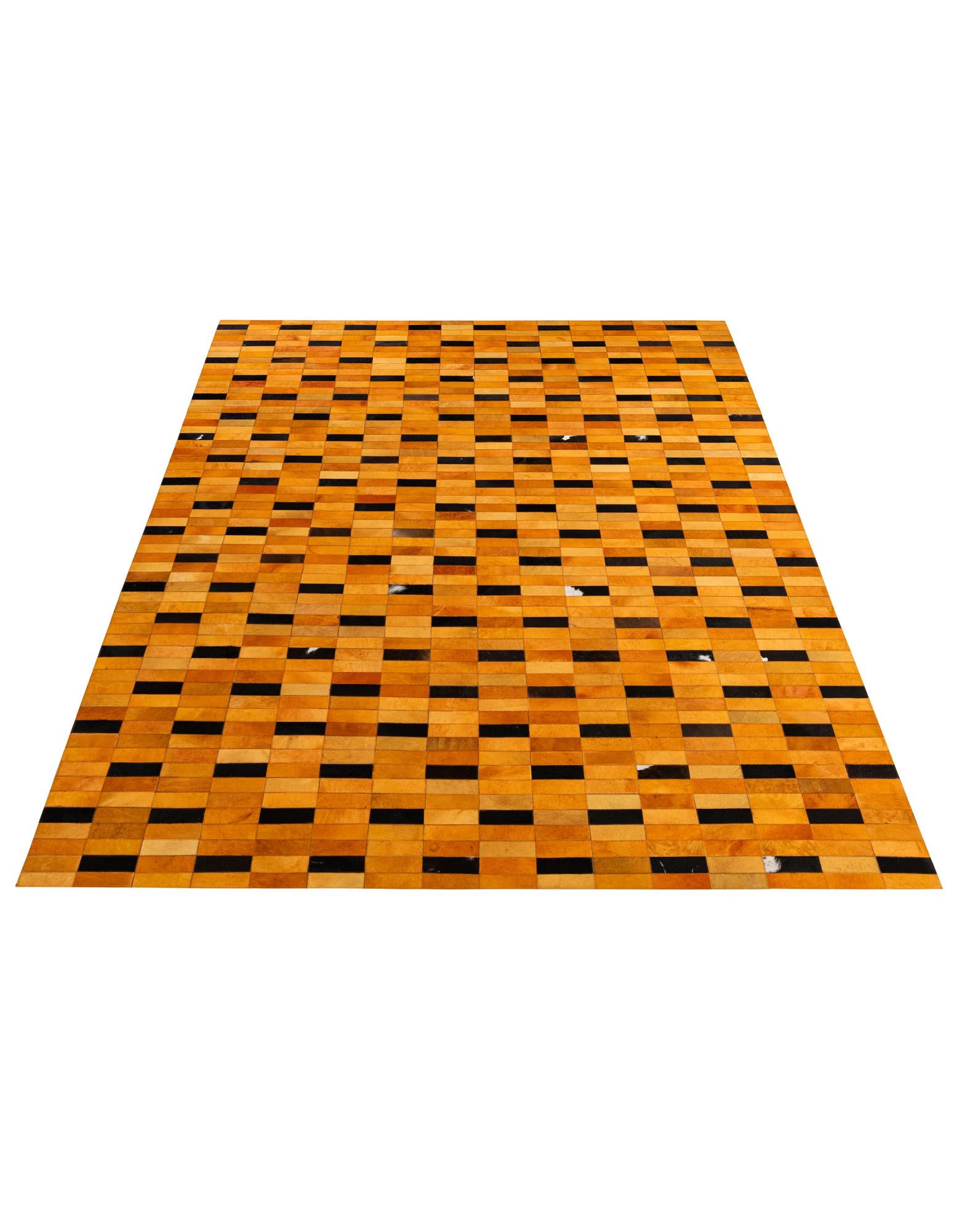 7' 11 x 9' 9 Cowhide - Patchwork Rug