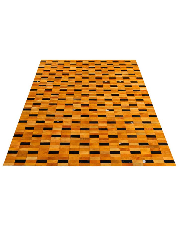 7' 11 x 9' 9 Cowhide - Patchwork Rug