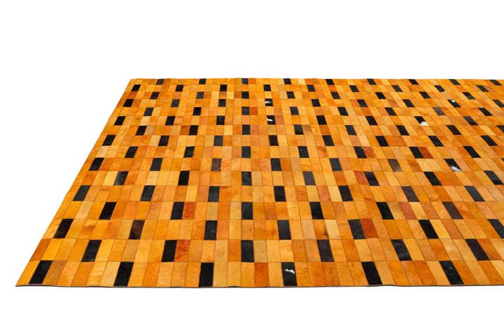 7' 11 x 9' 9 Cowhide - Patchwork Rug