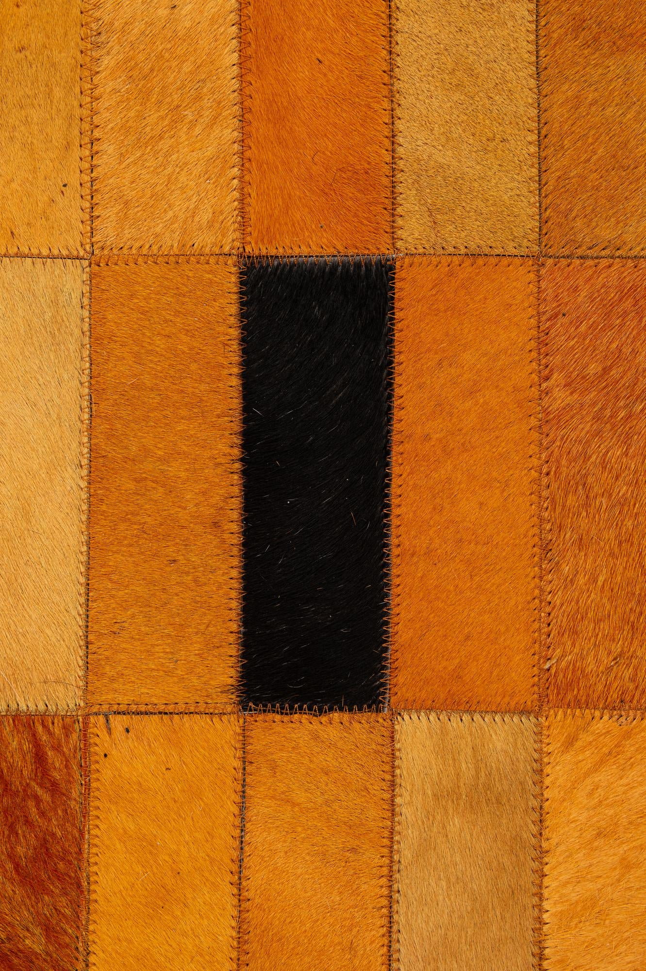 7' 11 x 9' 9 Cowhide - Patchwork Rug