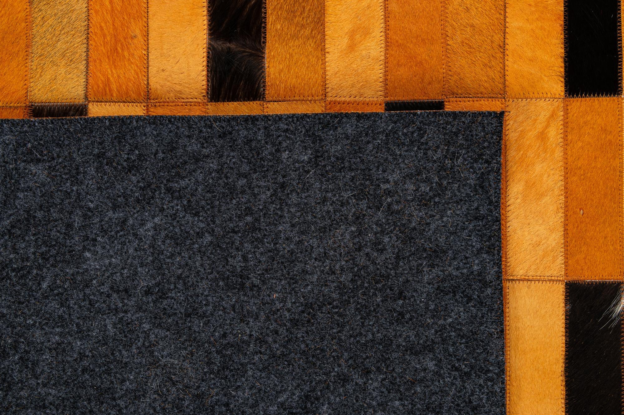 7' 11 x 9' 9 Cowhide - Patchwork Rug