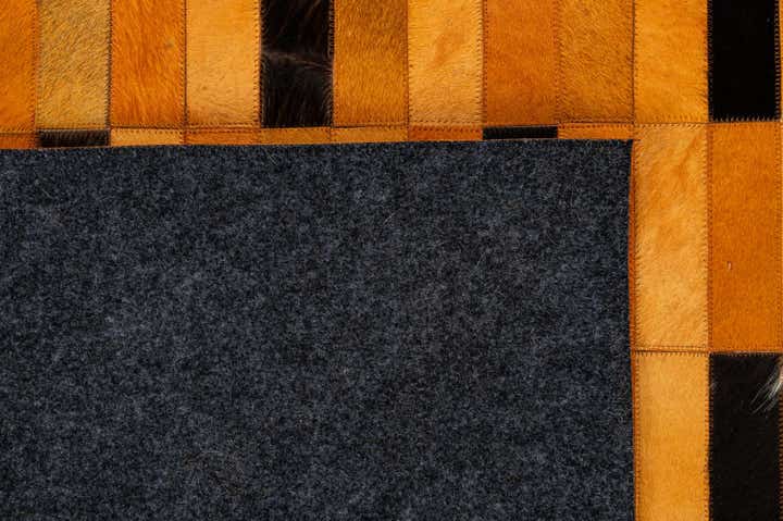 7' 11 x 9' 9 Cowhide - Patchwork Rug