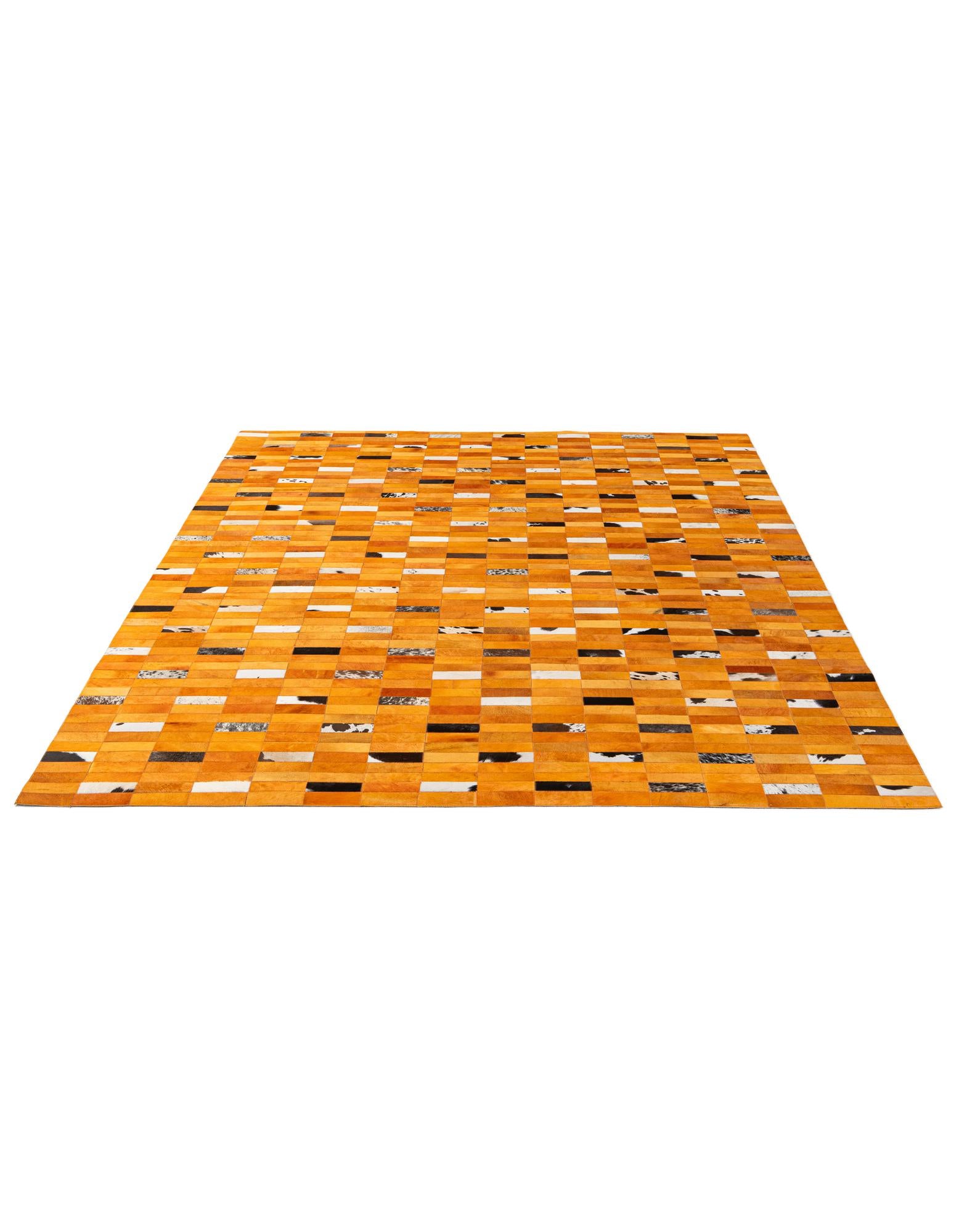 8' x 9' 10 Cowhide - Patchwork Rug
