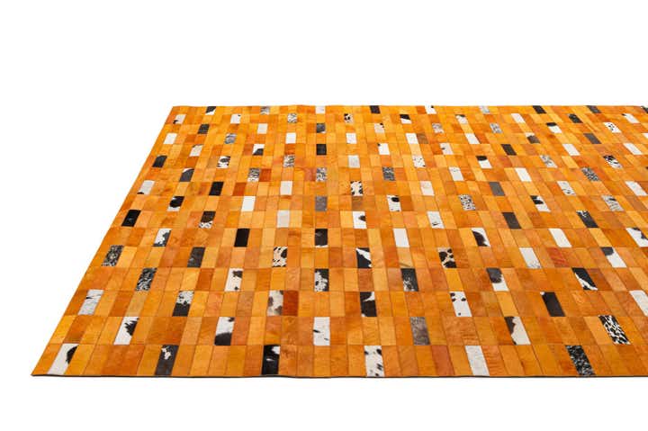 8' x 9' 10 Cowhide - Patchwork Rug