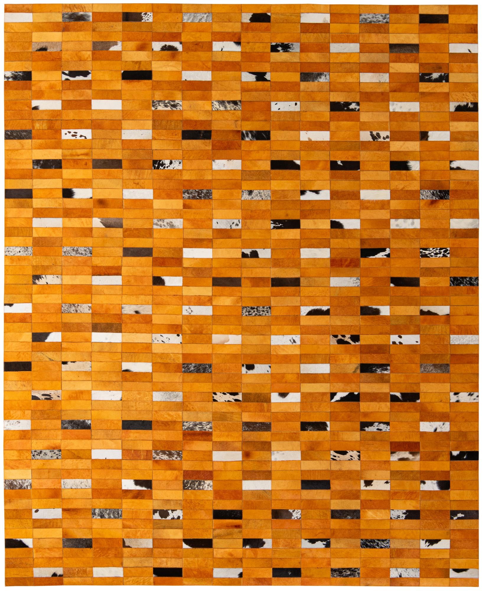 8' x 9' 10 Cowhide - Patchwork Rug