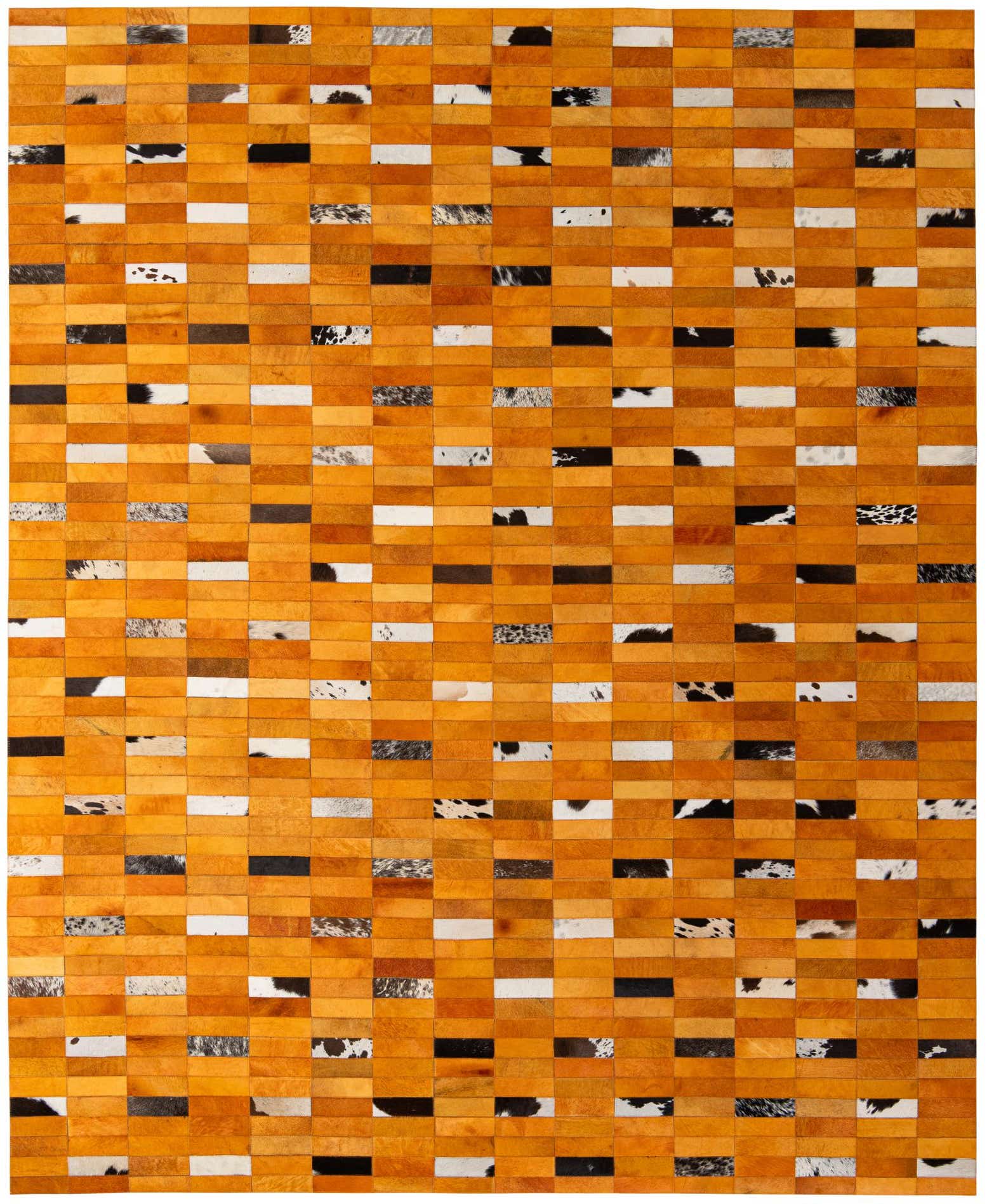 8' x 9' 10 Cowhide - Patchwork Rug